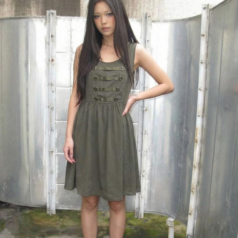 Vintage Napoleon Style Spring Dress Romantic Goth Dark Coquette Vampire